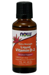 NOW Foods - Vitamin D-3 Liquid 1000 IU - 30 ml. - Nutri.se